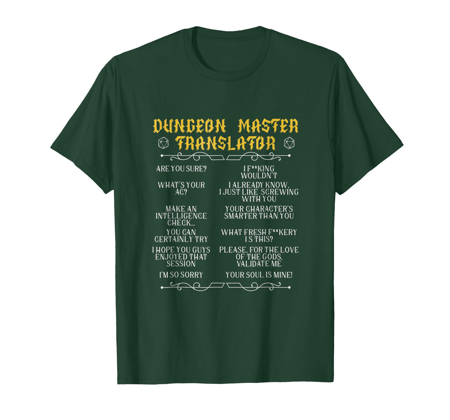 gaming-master,board game,role-playing game,player,dungeon T-Shirt