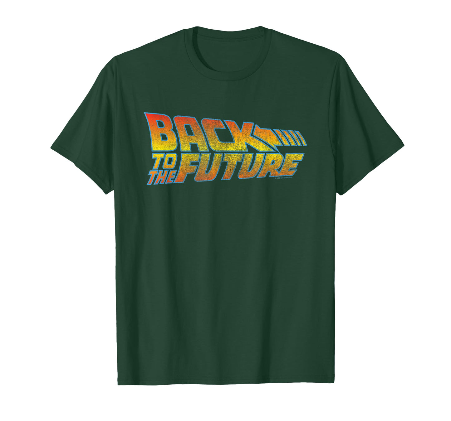 Back to the Future Distressed Logo T-Shirt
