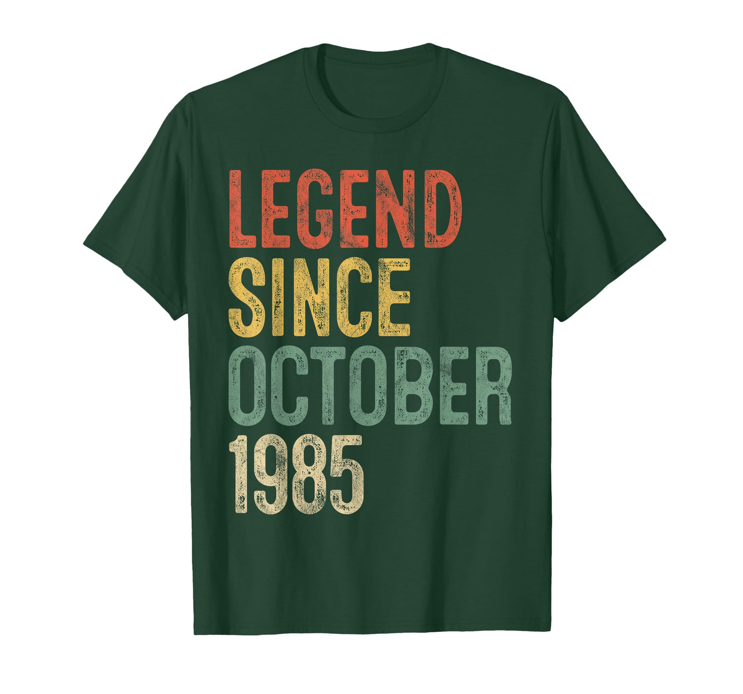 Legend October 1985 40th Birthday Men Women 40 Year Old T-Shirt