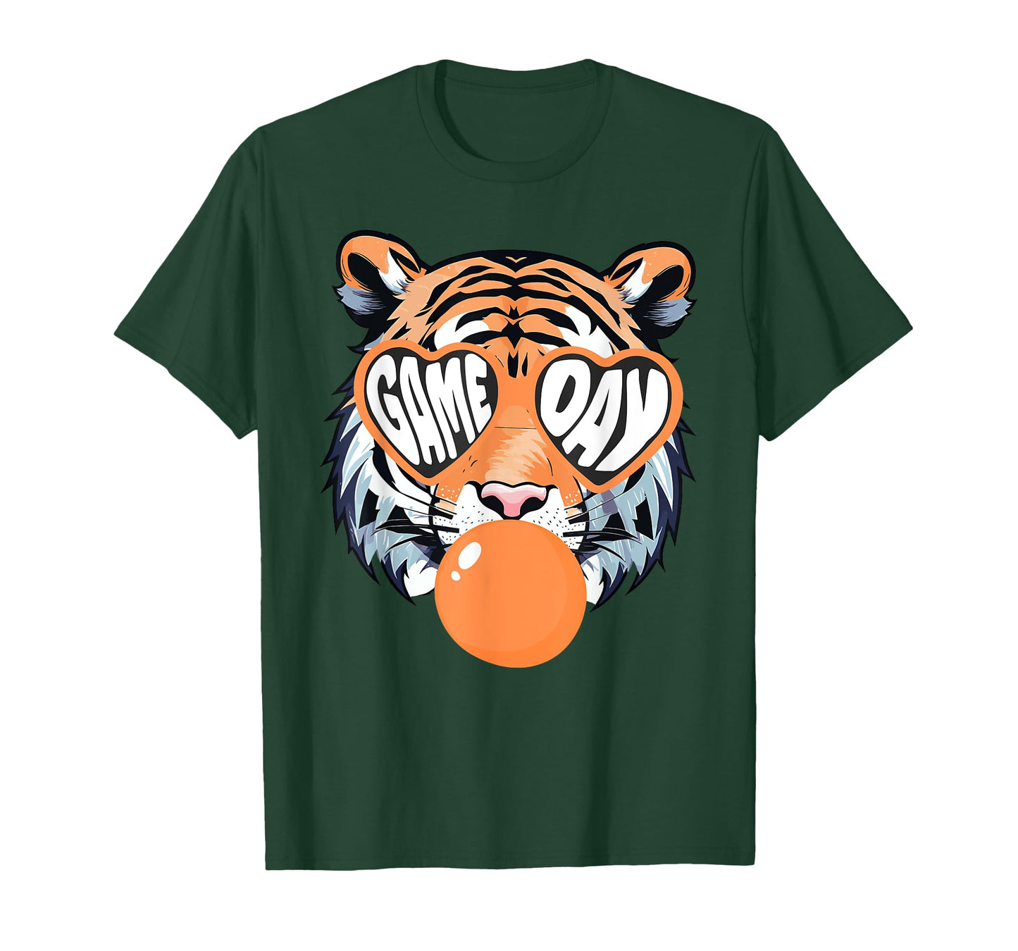Touchdown American Football Game Day Thanksgiving Tiger Cool T-Shirt