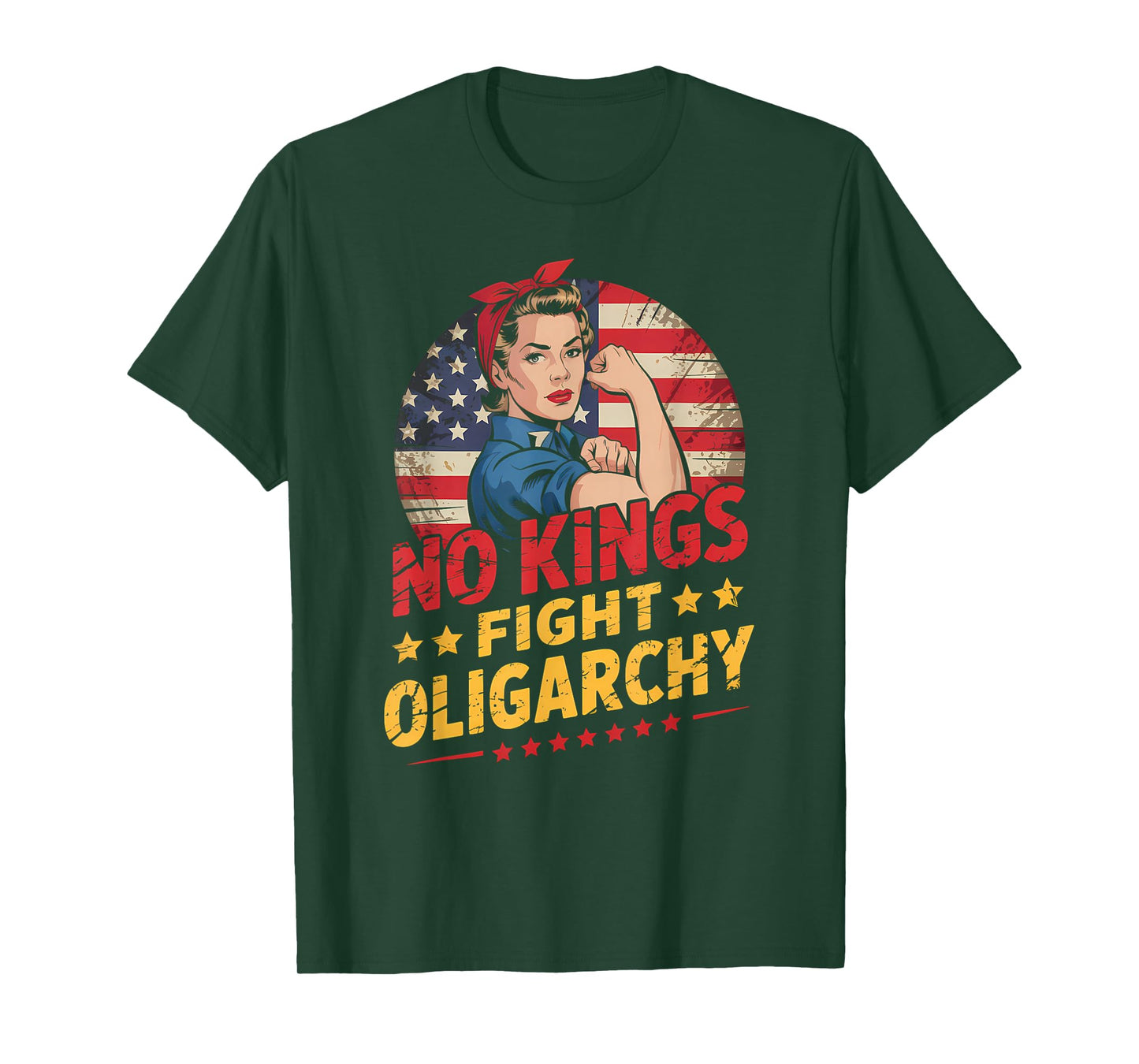 No Kings T Shirt Fight Oligarchy No Kings In America Women T-Shirt