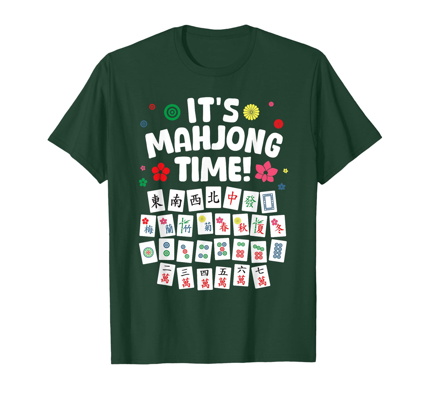 Funny Mahjong Design For Men Women Mah Jongg Mahjong Player T-Shirt