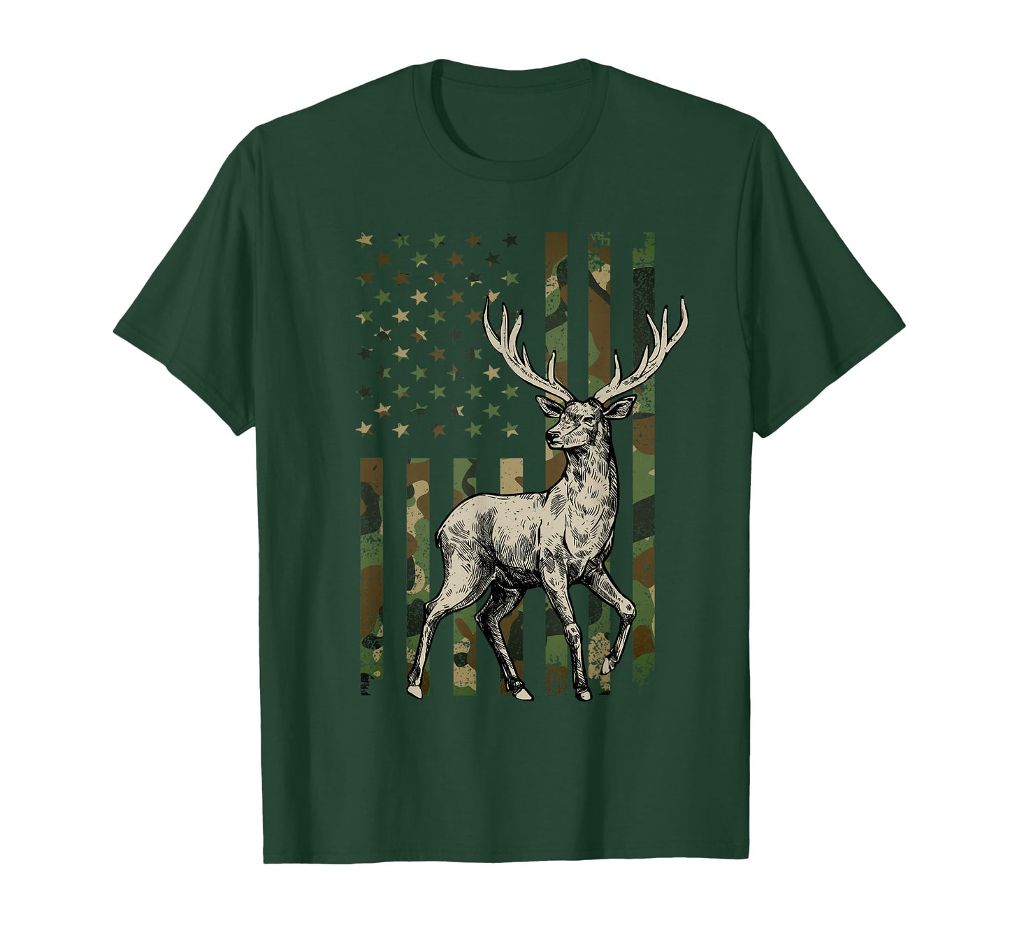 Deer Hunting Art for Men Women Wildlife Hunter Deer Hunting T-Shirt