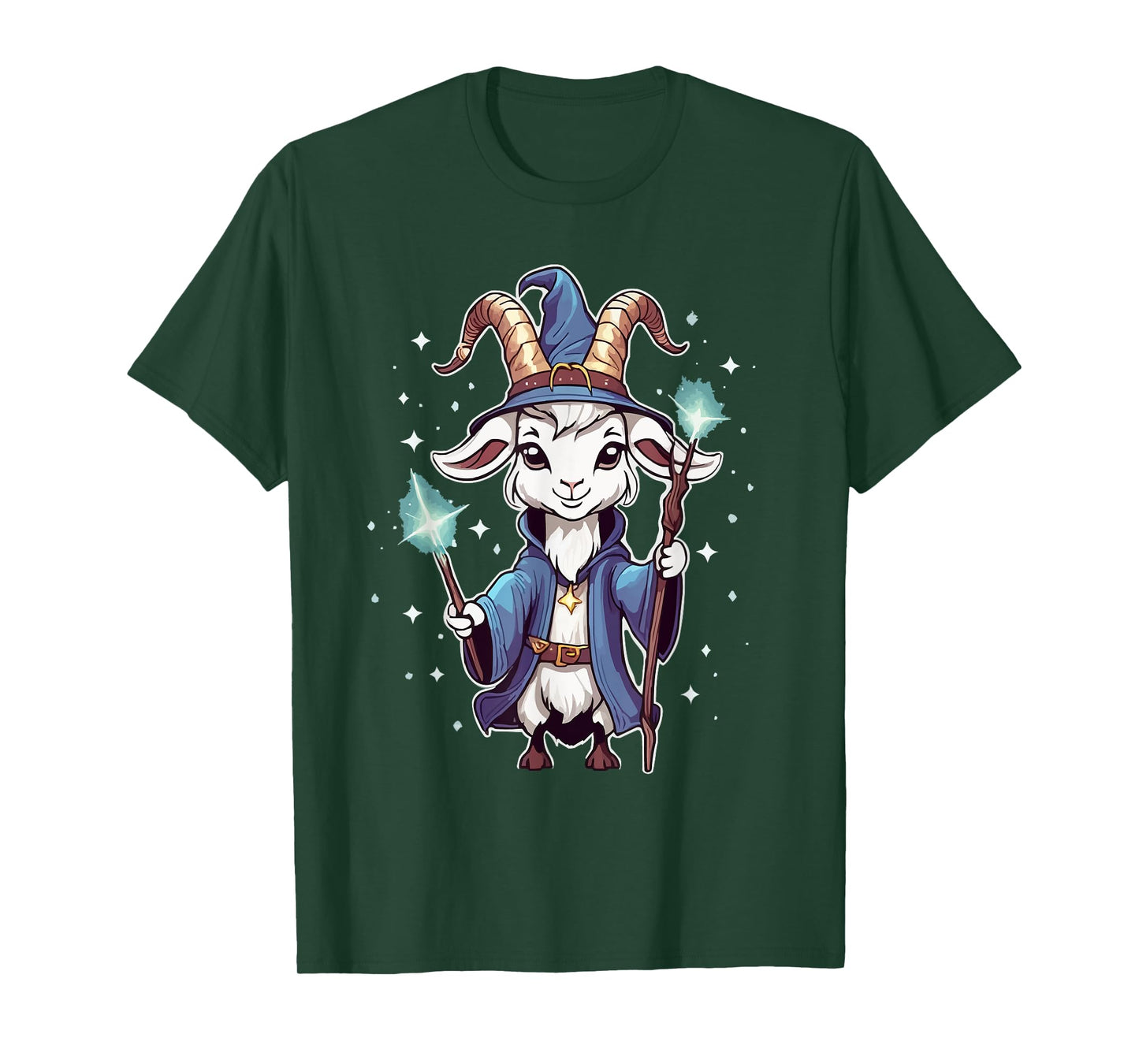 Mystic Magic Wizard Goat Games T-Shirt