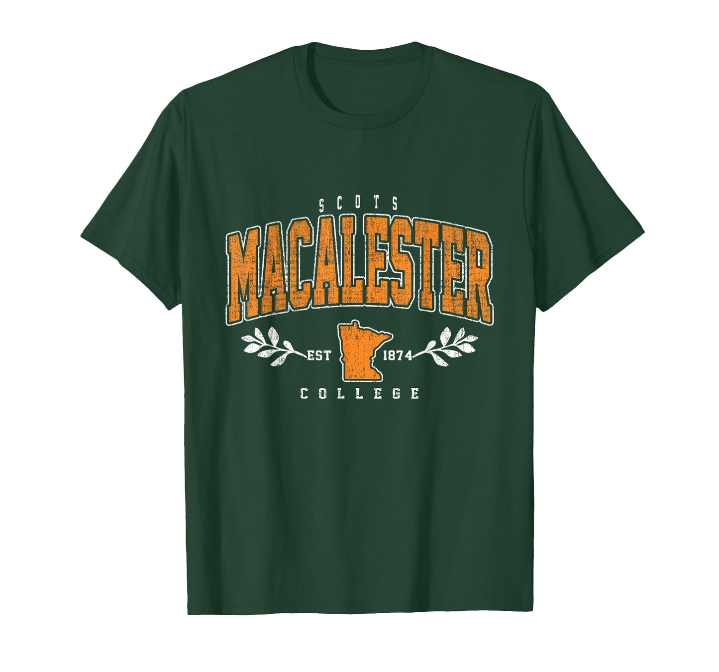 Macalester Arch Athletic Vintage Sports Tee Men Women T-Shirt