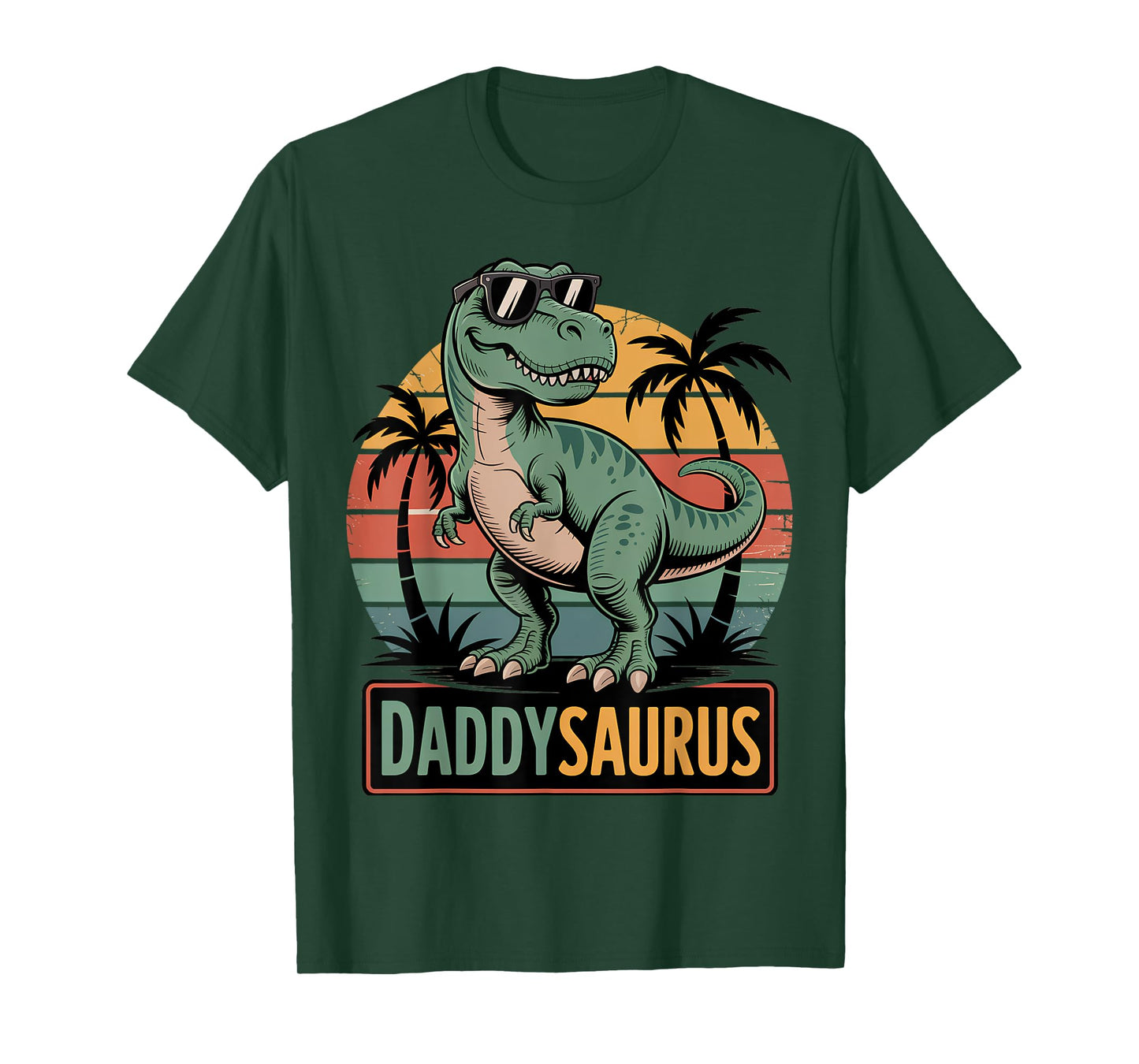 Daddysaurus T Rex Dinosaur Daddy Saurus Family Matching Dad T-Shirt