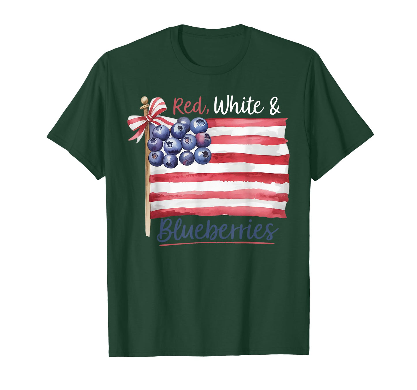 Red, White and Blueberries for Supporters for Men Women T-Shirt