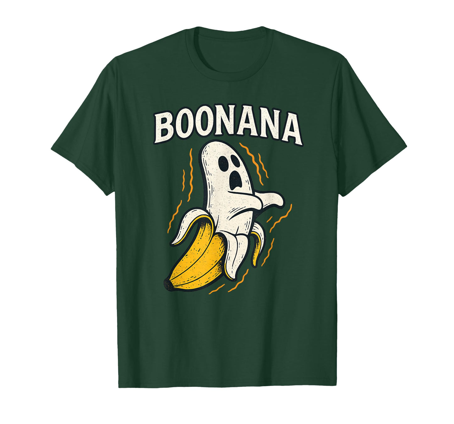 Boonana Cute Ghost Banana Halloween Costume Men Women Kids T-Shirt