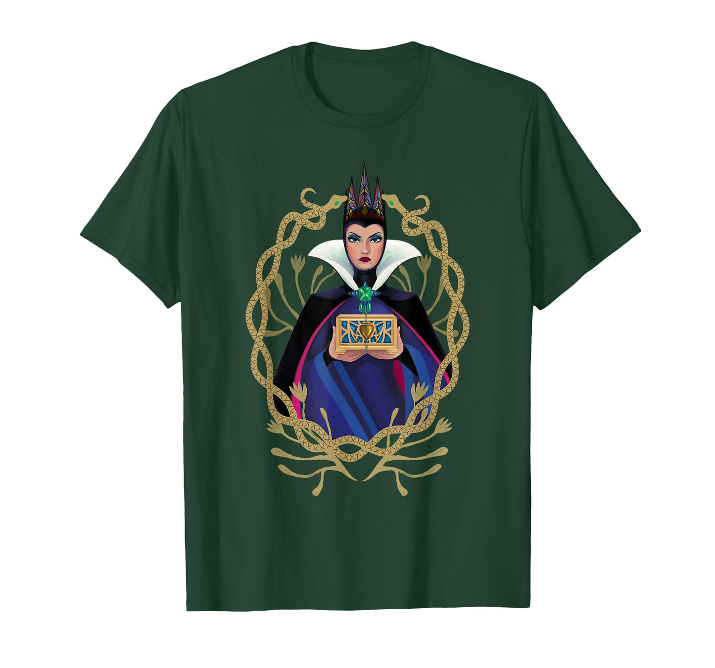 Disney Snow White Evil Queen Holding A Small Chest T-Shirt