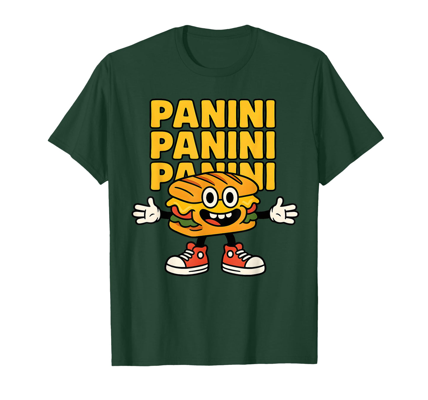 Panini Funny Italian Brainrot Meme Sandwich Kids Boys Humor T-Shirt