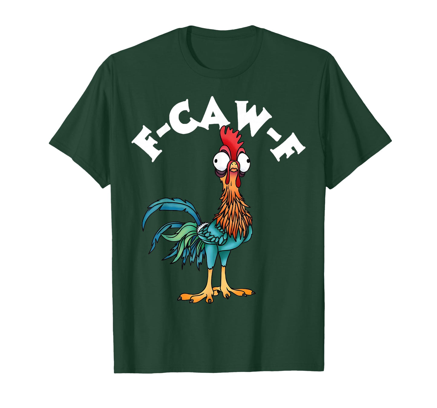 F Caw F Rooster Funny Bird Fcawf Chicken Whisperer Fawk Off T-Shirt