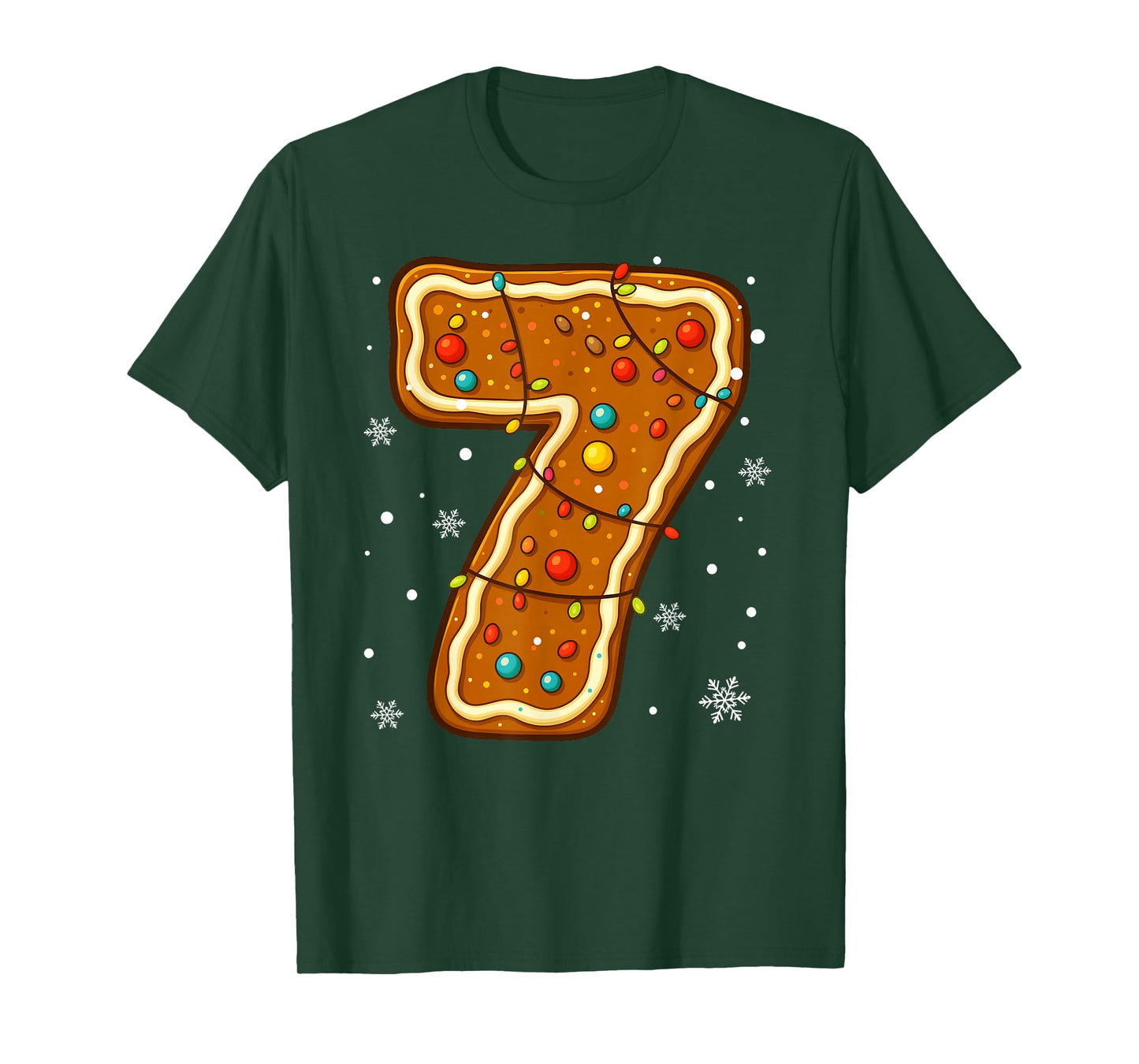 6 7 Gingerbread Meme Christmas Matching Couple Boy Girl Teen T-Shirt