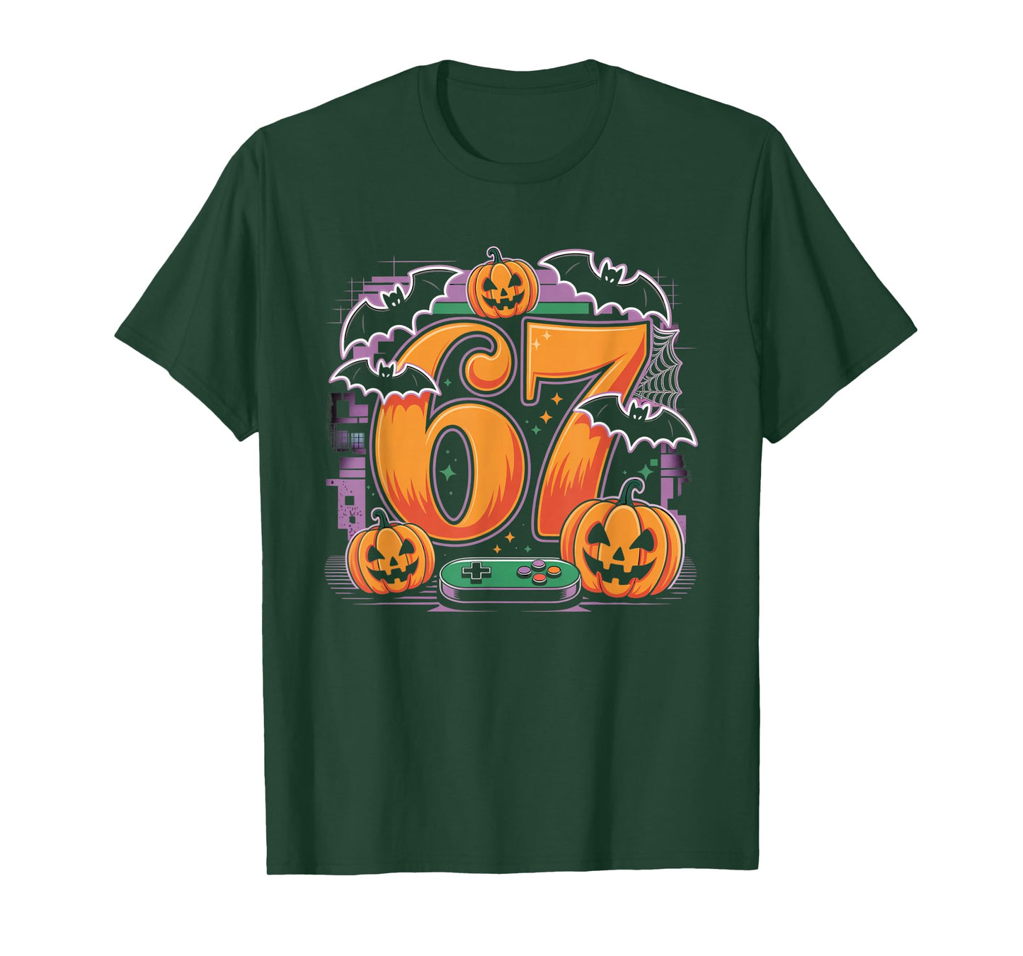 Number 6 Funny Meme Saying 6 7 Six Seven Halloween Costume T-Shirt