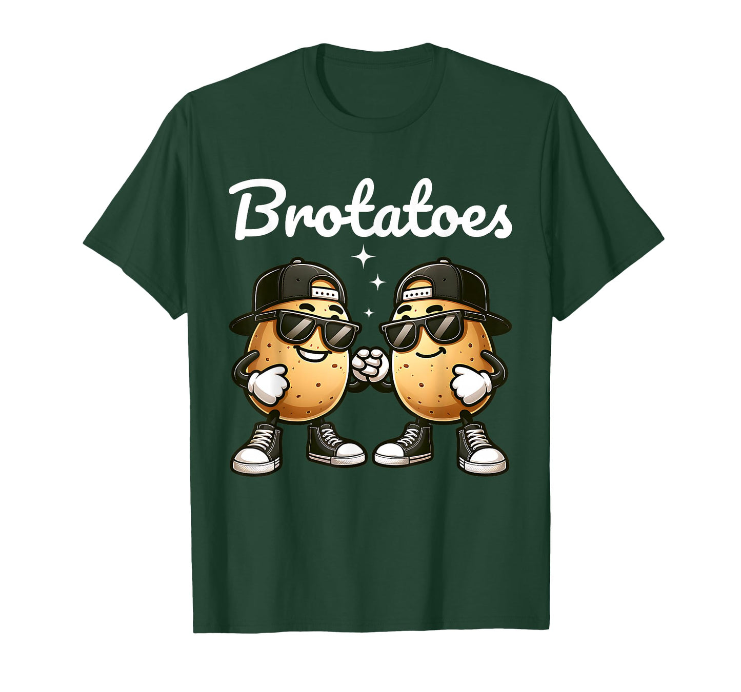 Best Friend Potato Pun Funny Matching Boys Bestie BFFs Kids T-Shirt