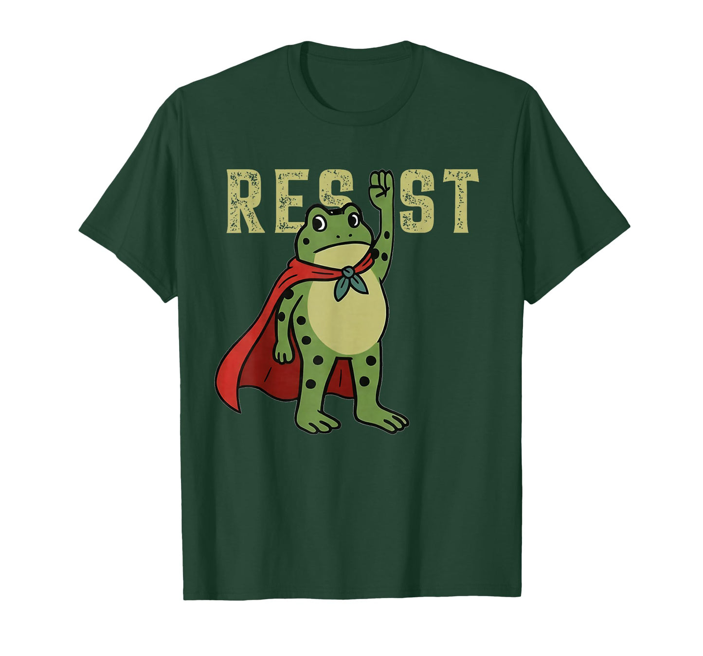 Retro Vintage Portland Frog Protest Funny Frog Resist 2025 T-Shirt