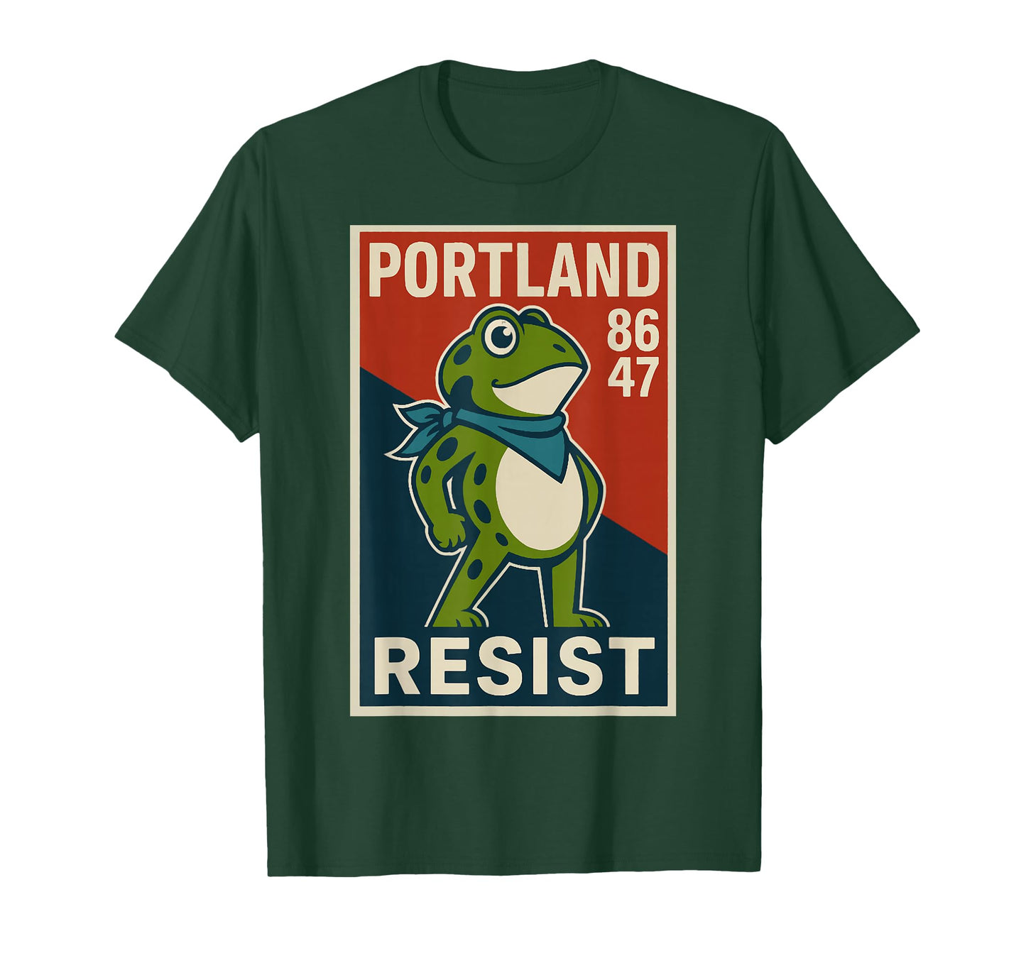 Portland Frog Protest for Men and Women T-Shirt
