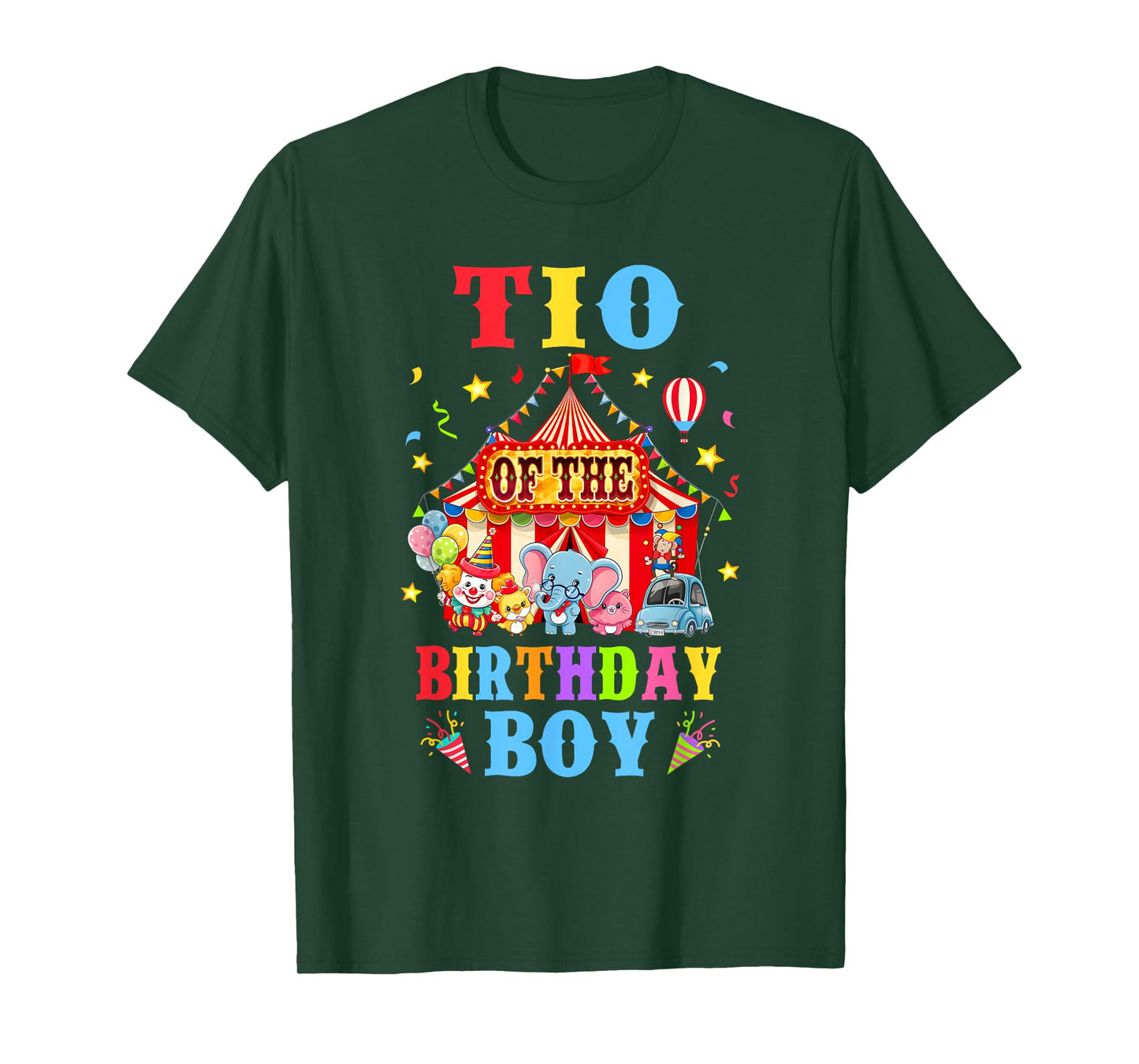 Tio Of The Birthday For Boy Circus Carnival Theme Party T-Shirt