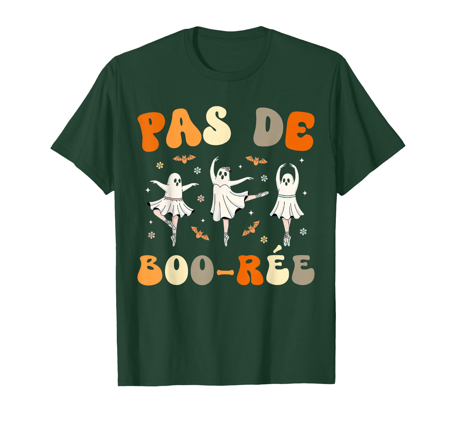 Pas de Boo-rée Ghost Ballet Dancer Halloween Dance Teacher T-Shirt