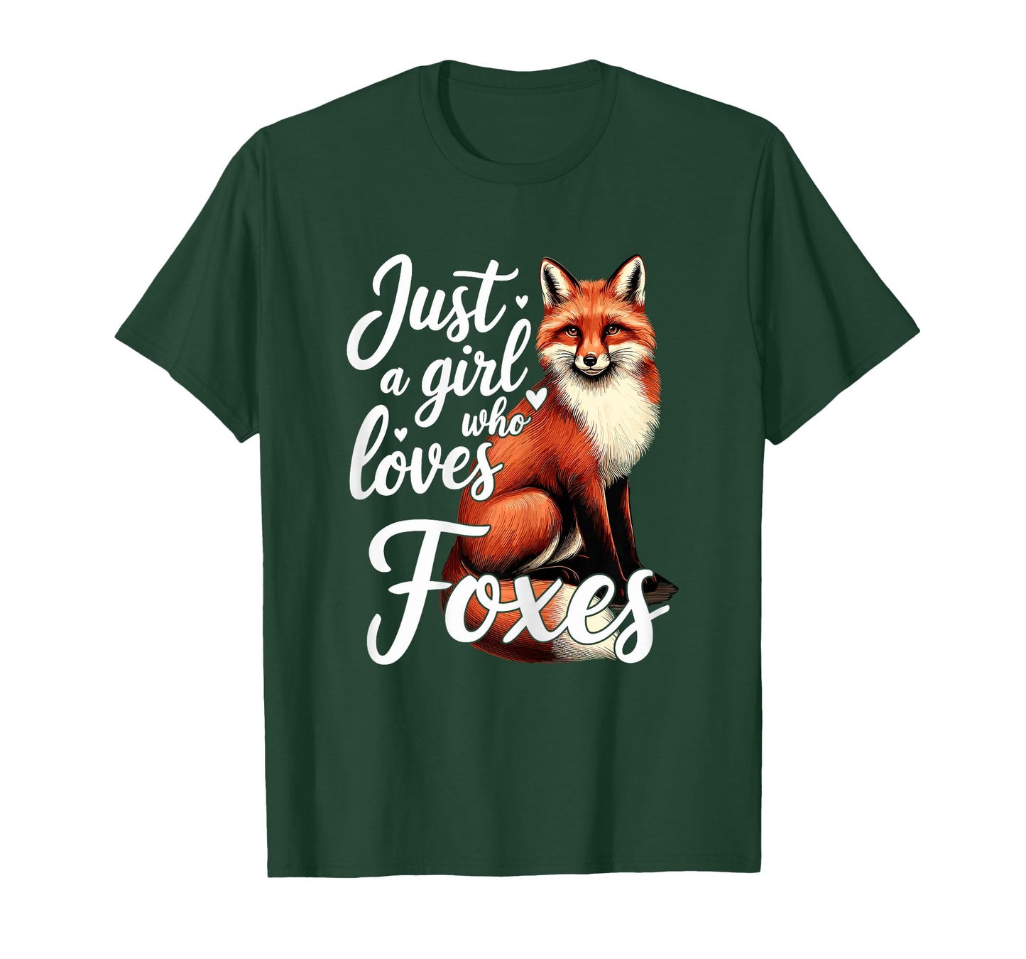 Fox Cute Just a Girl Who Loves Foxes T-Shirt