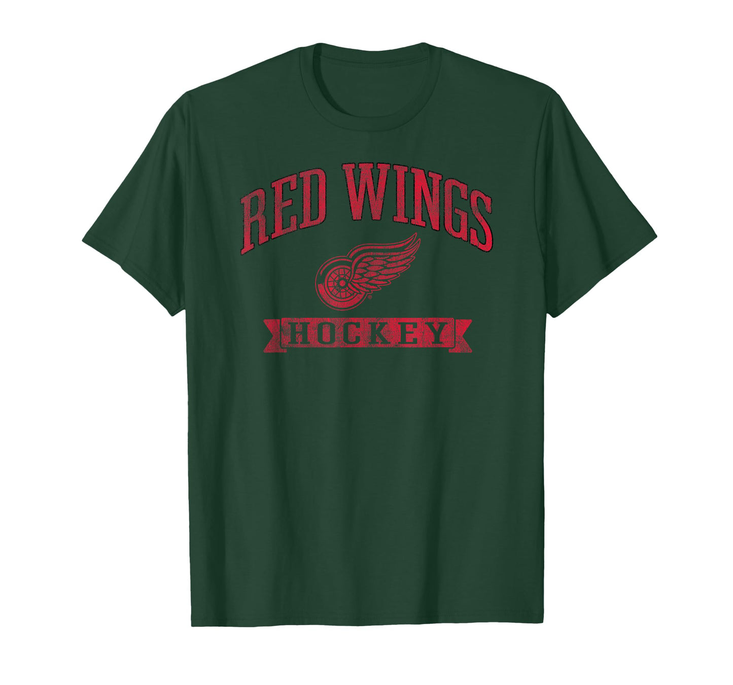 Detroit Red Wings Vintage Hockey White Officially Licensed T-Shirt