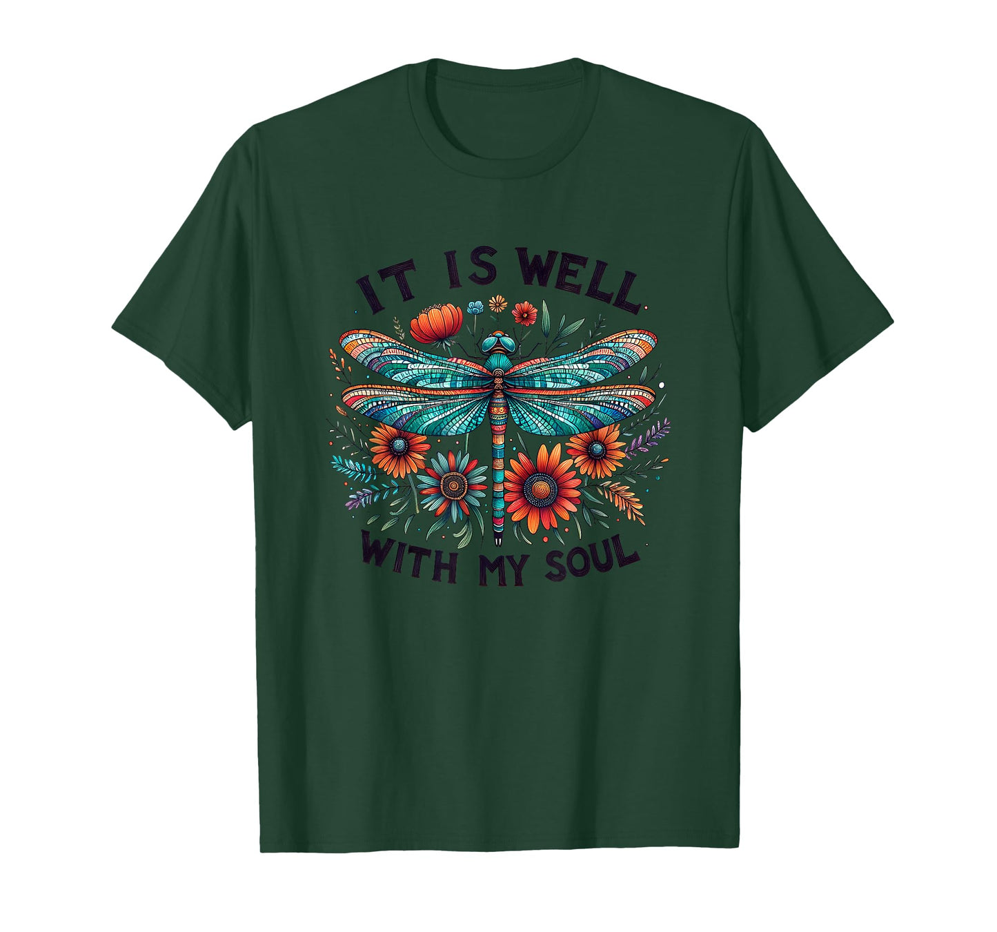 It Is Well With My Soul Inspirational Quote T-Shirt