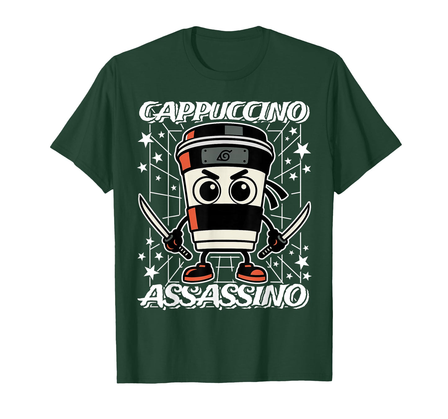 Cappuccino-Assassino Italian-Brainrot Coffee Assassin Meme T-Shirt