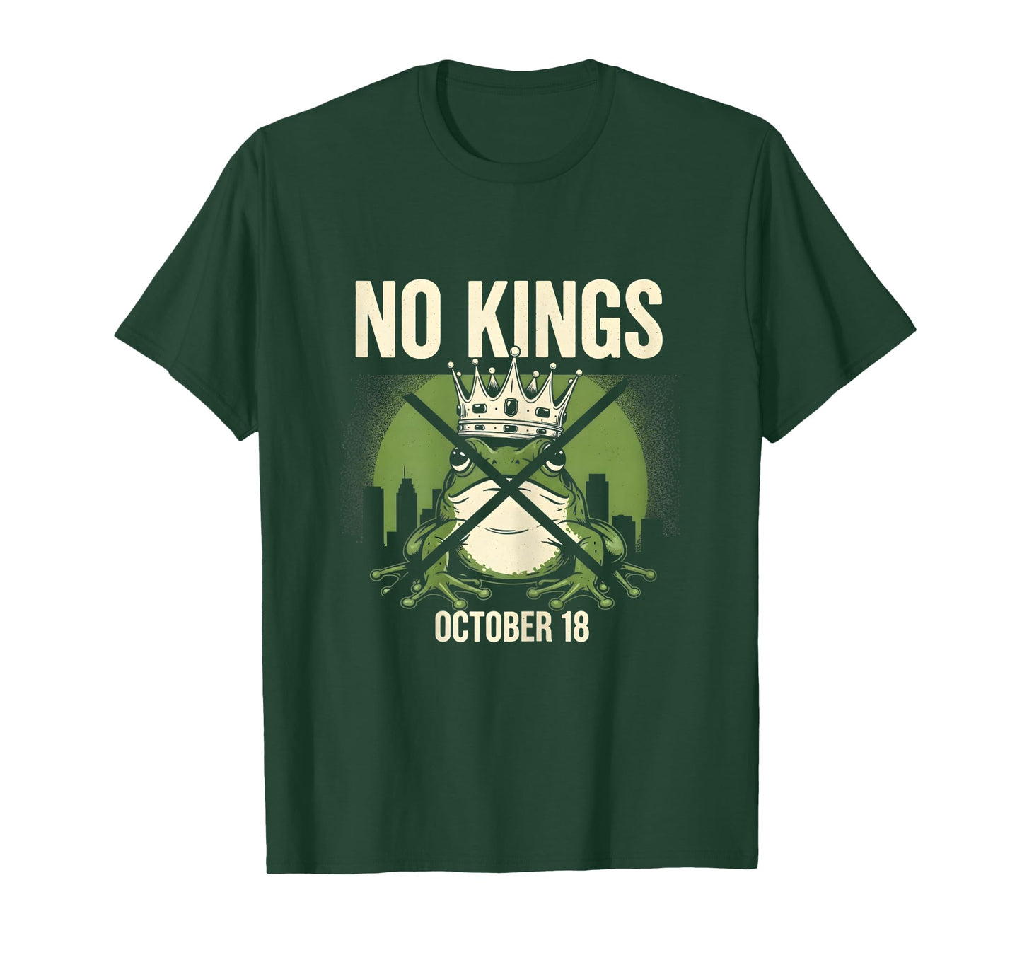 No Kings October 18 Portland Frog Hop Resist Protest T-Shirt