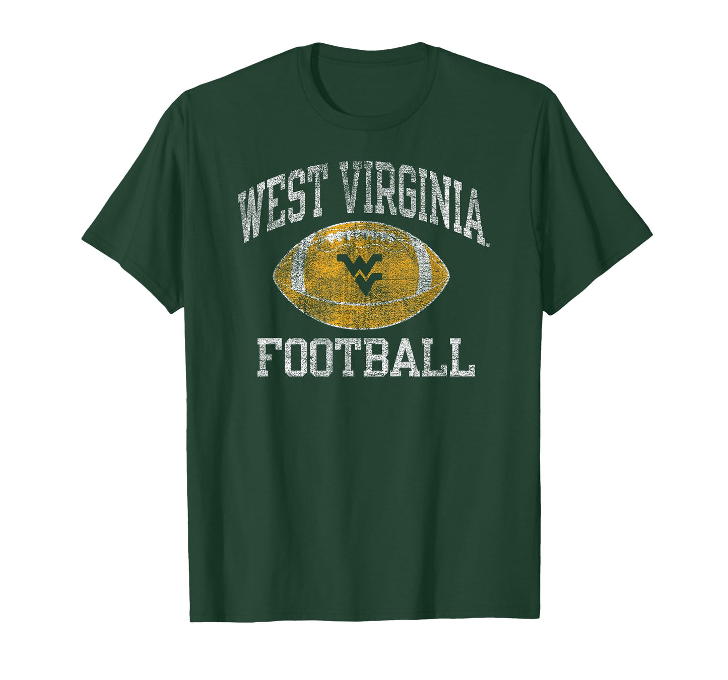 West Virginia Mountaineers Football Intensity Vintage Navy T-Shirt