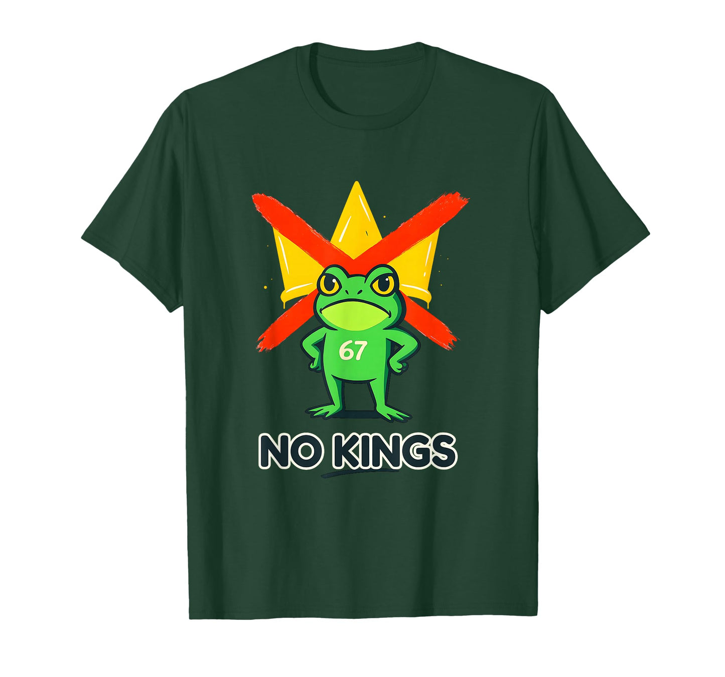 No Kings Shirt Men Women Portland Frog Protest T-Shirt