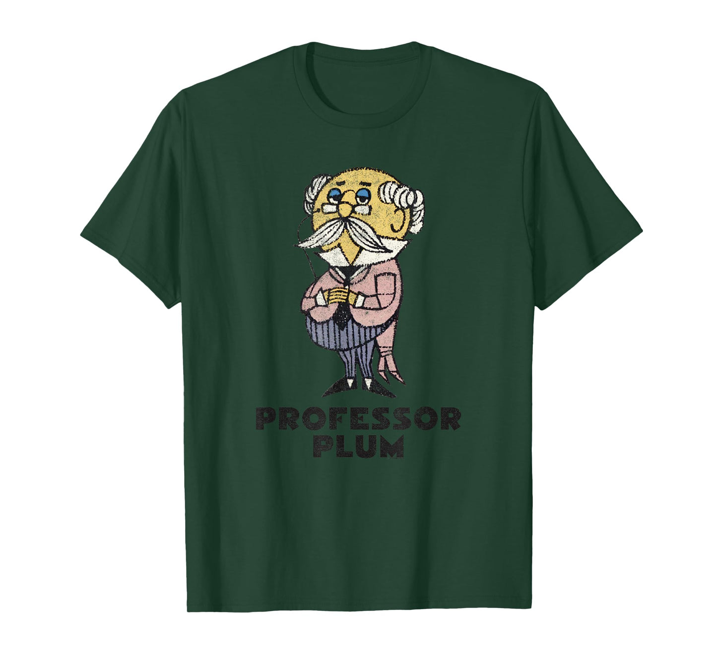 Clue Professor Plum Retro Poster T-Shirt