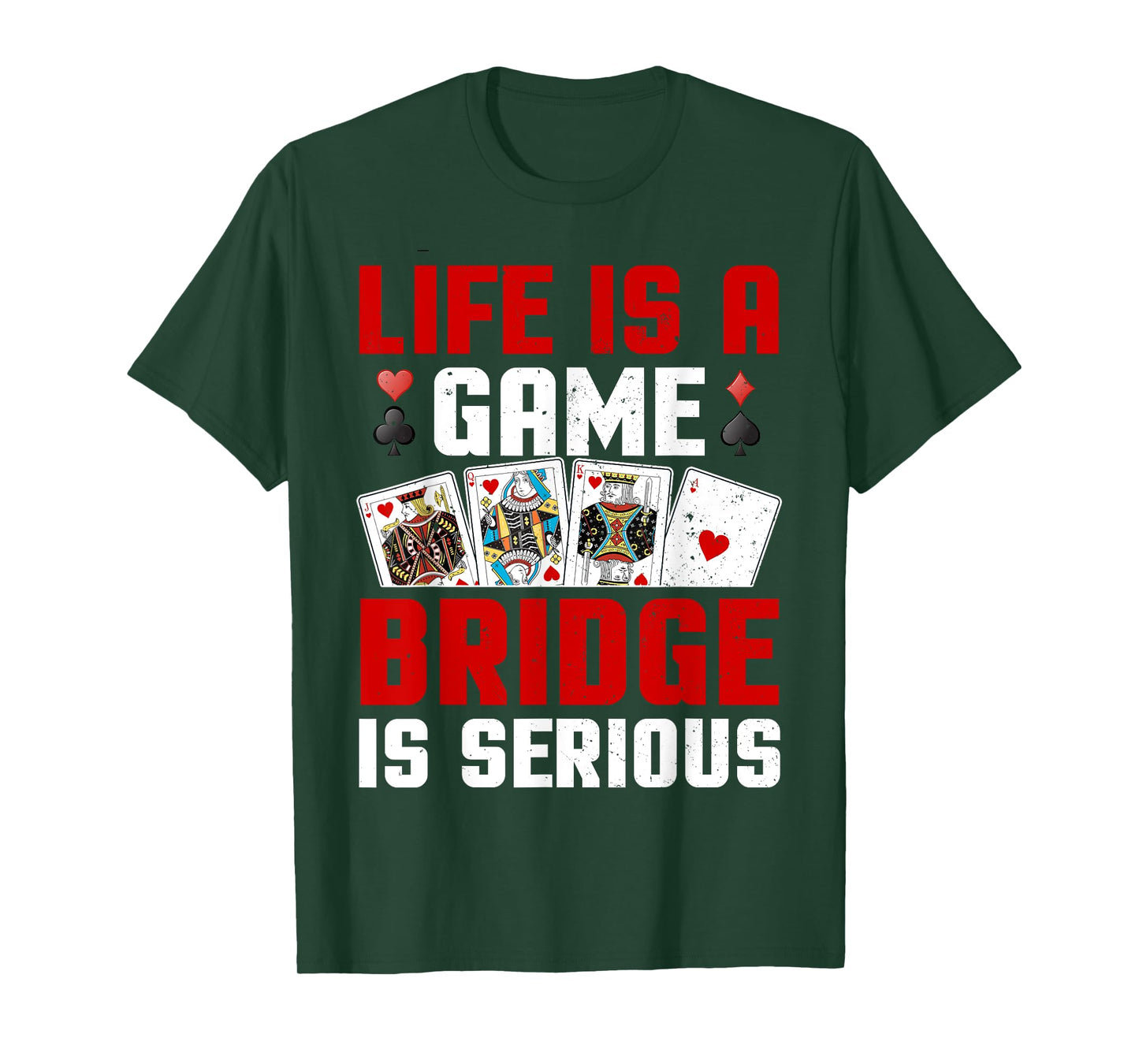 Cool Bridge Player Art For Men Women Bridge Card Game Bridge T-Shirt