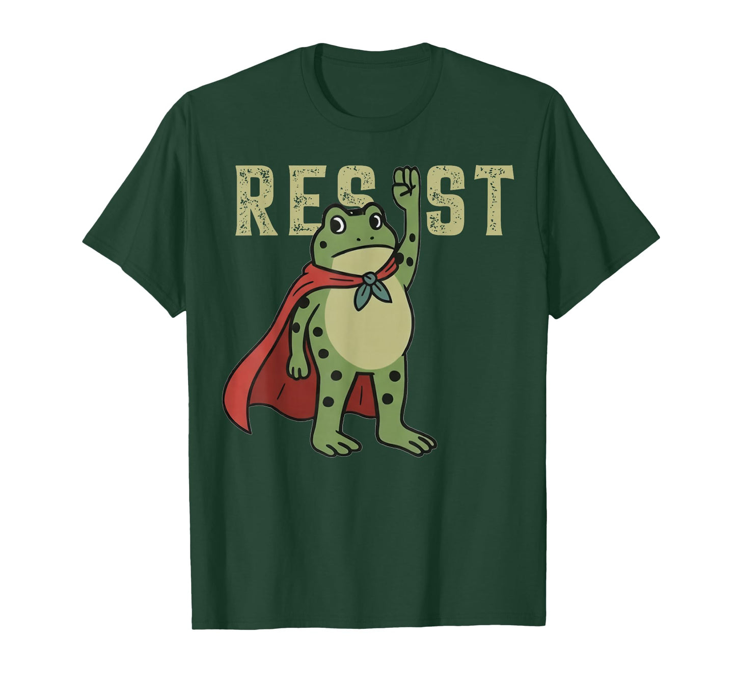 Resist Frog Portland Frog Protest for Men Women T-Shirt