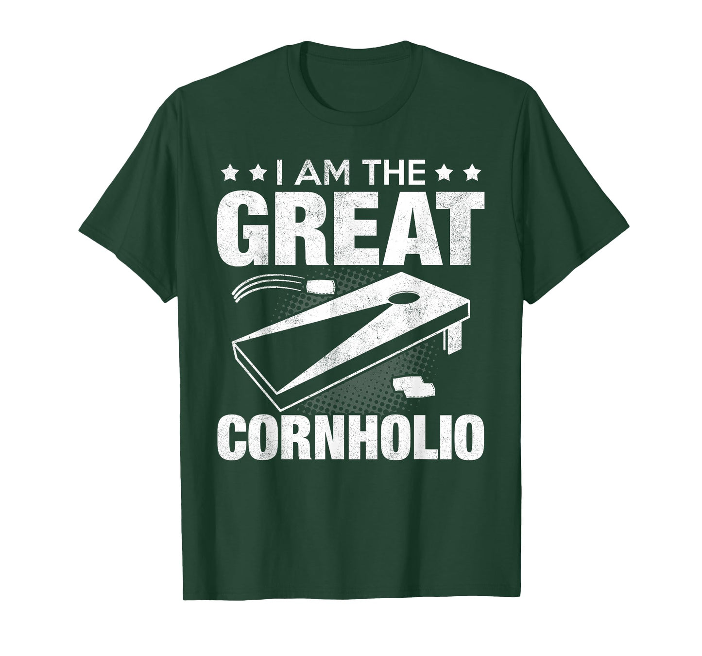 Cornhole Teams I Am the Great Cornholio Black X-Small Crew Neck T-Shirt
