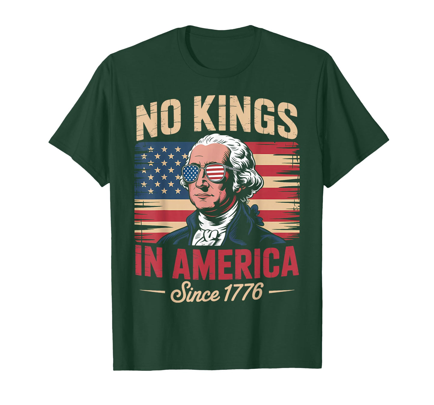 No Kings in America Since 1776 T-Shirt