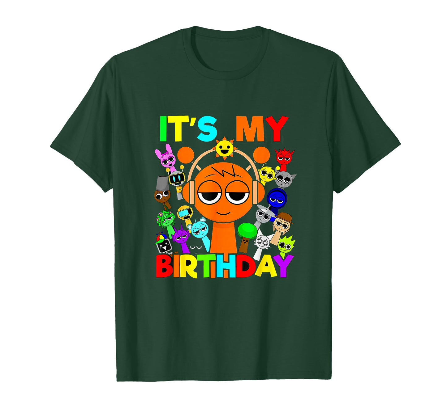 Happy Birthday Sprunky! | Oren Simon Pinki Raddy Funbot T-Shirt