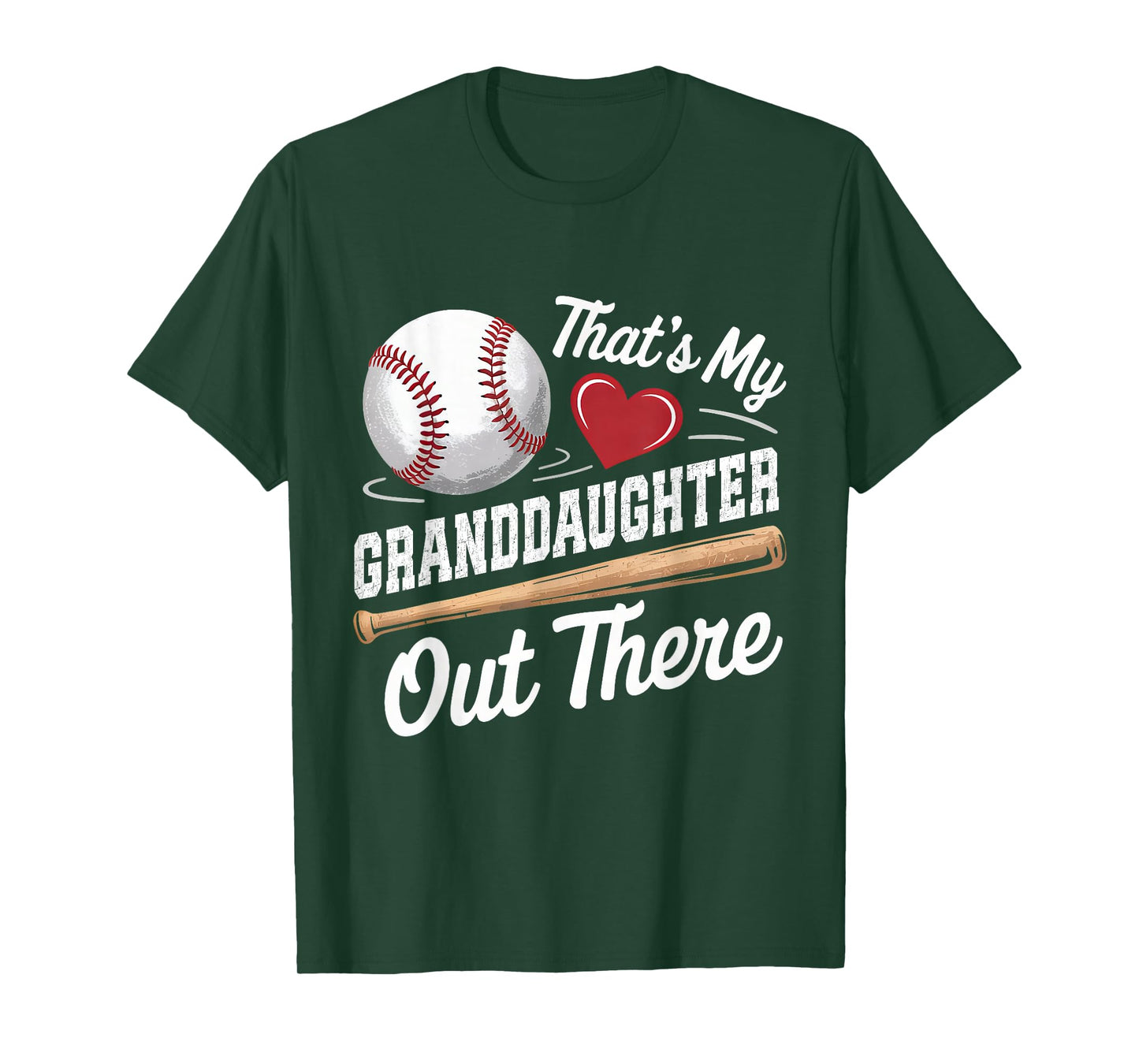 That's My Granddaughter Out There Baseball Lover Grandma T-Shirt