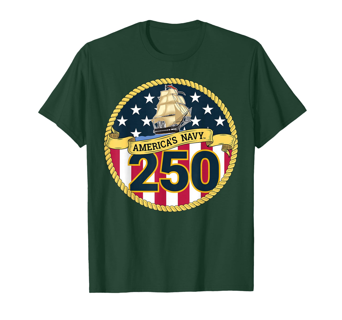Official United States Navy 250th T-Shirt
