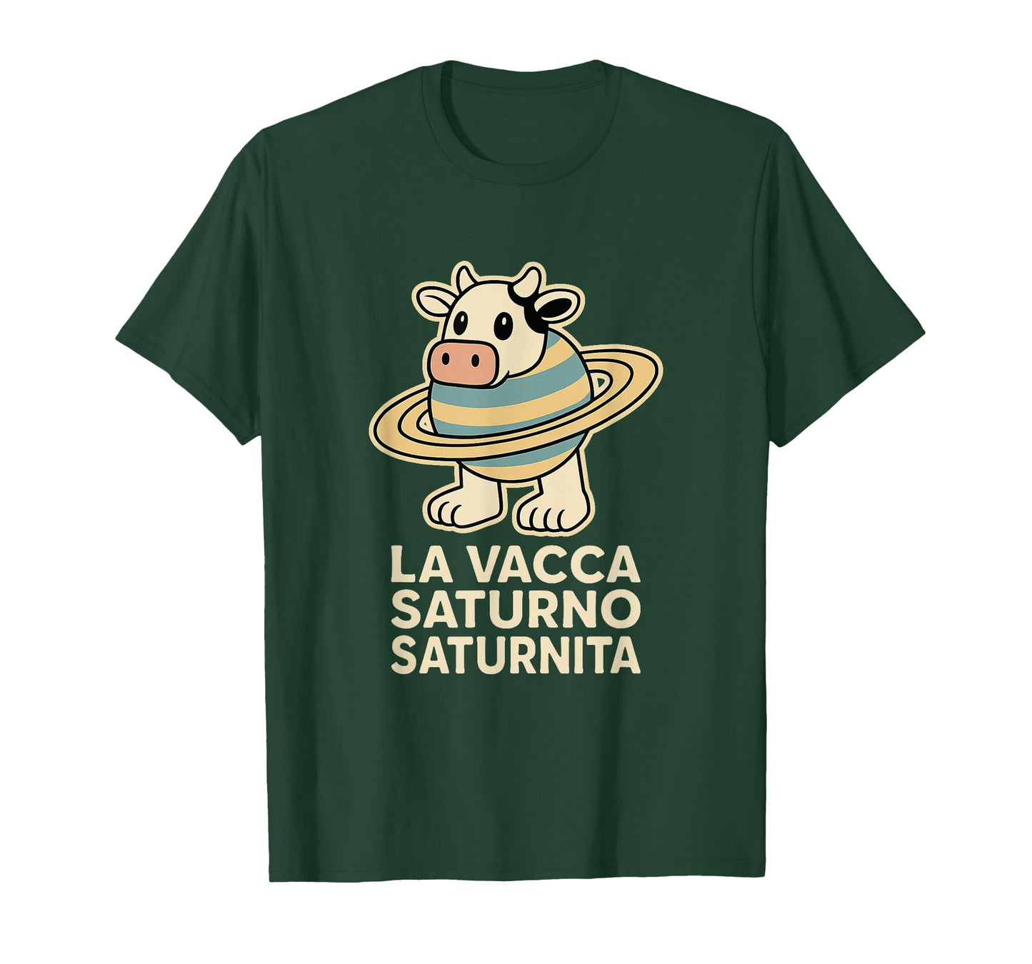 La Vacca Saturno Saturnita Funny Italian Brainrot Kids Meme T-Shirt