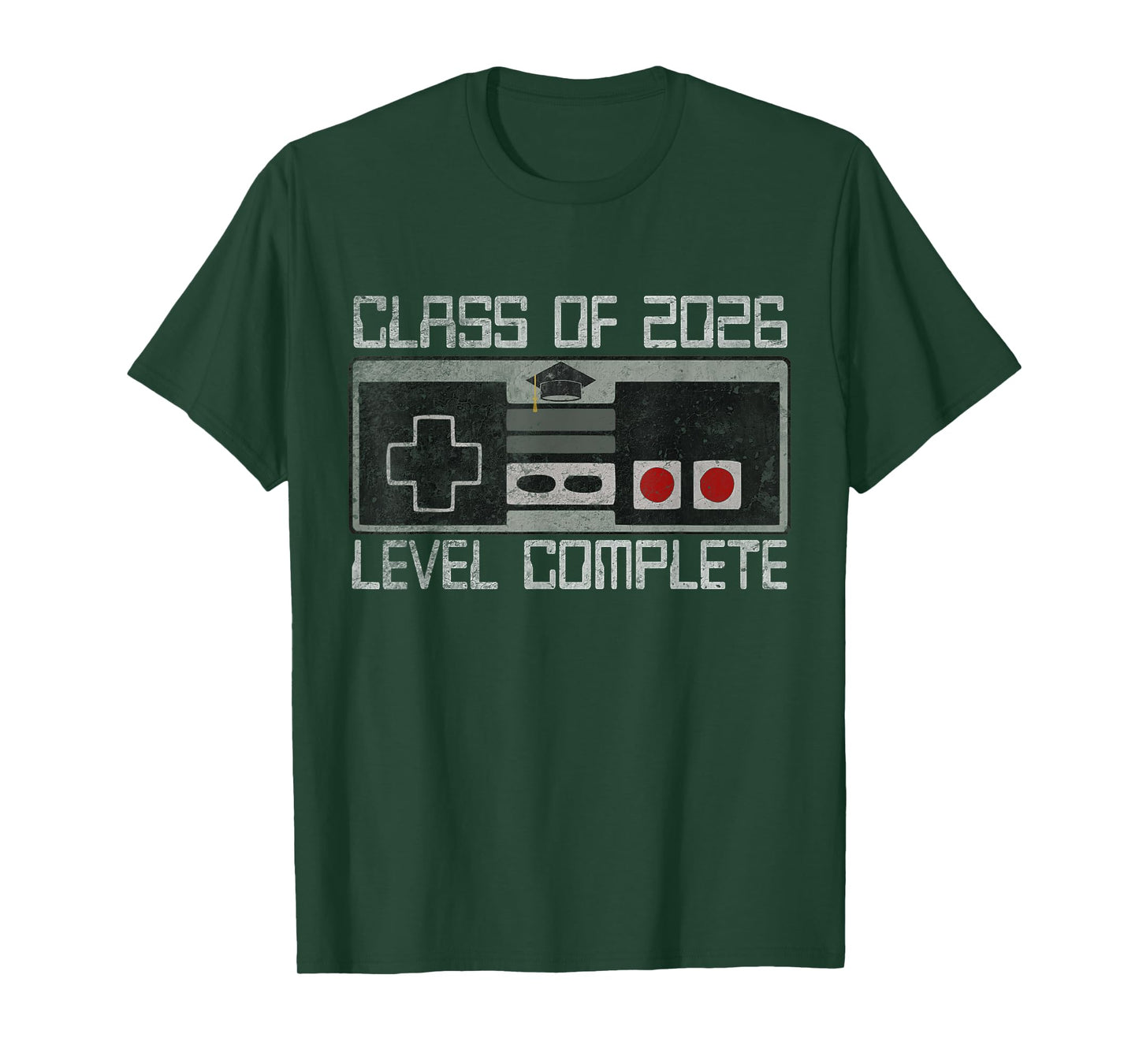 Class of 2026 Level Complete Senior Graduation For Gamer T-Shirt