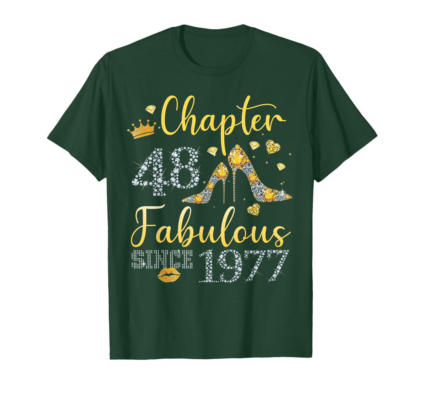 Women Chapter 48 Fabulous Since 1977 48 years old Birthday T-Shirt