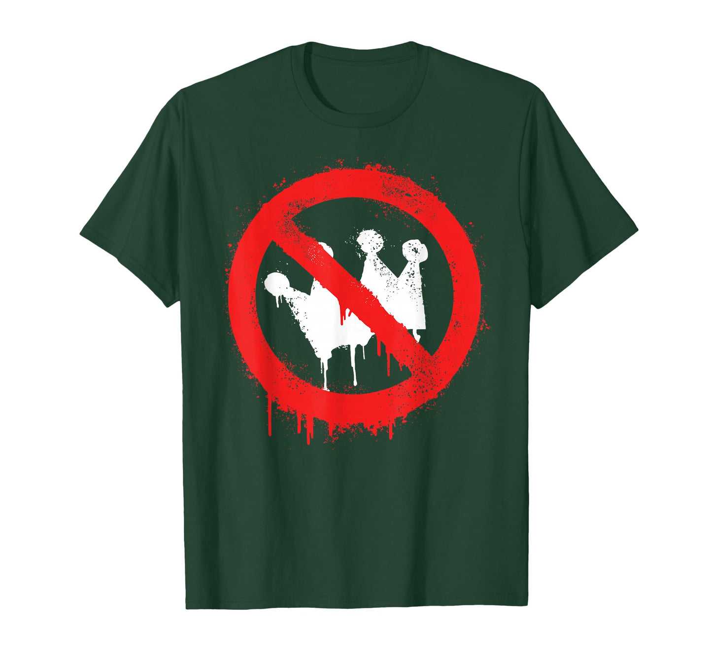 No Kings Protest Stop Sign T-Shirt