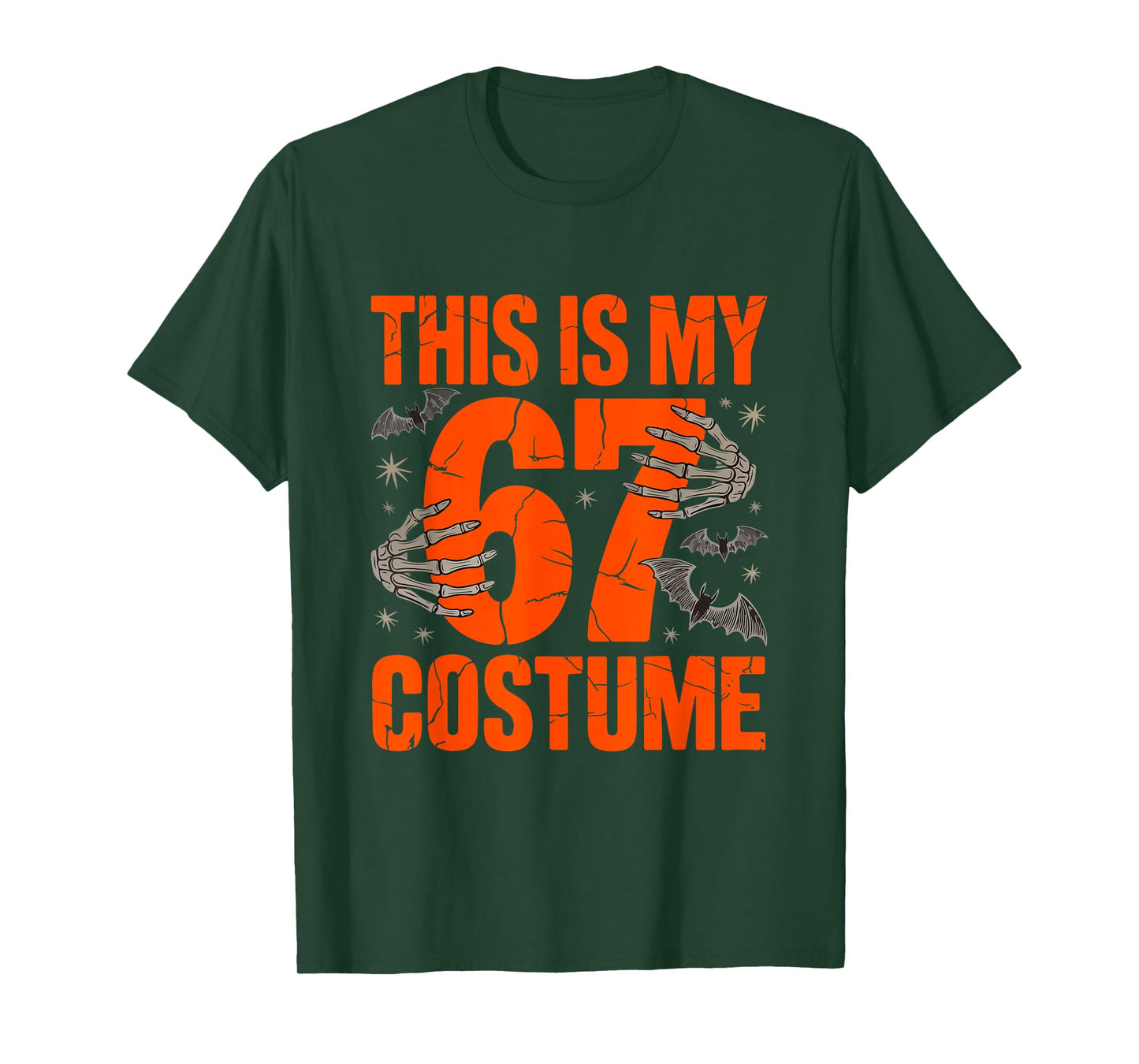 This is My Halloween 67 Costume Number 6 7 Meme Six Seven T-Shirt