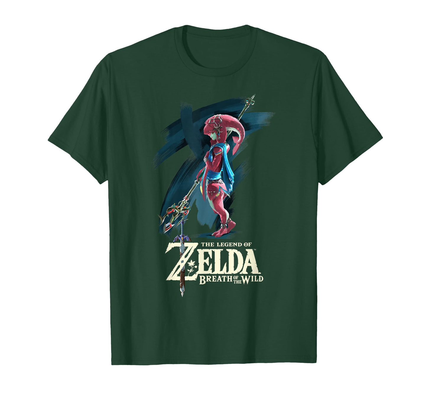 Legend of Zelda Breath of the Wild Mipha Paint Brush T-Shirt T-Shirt