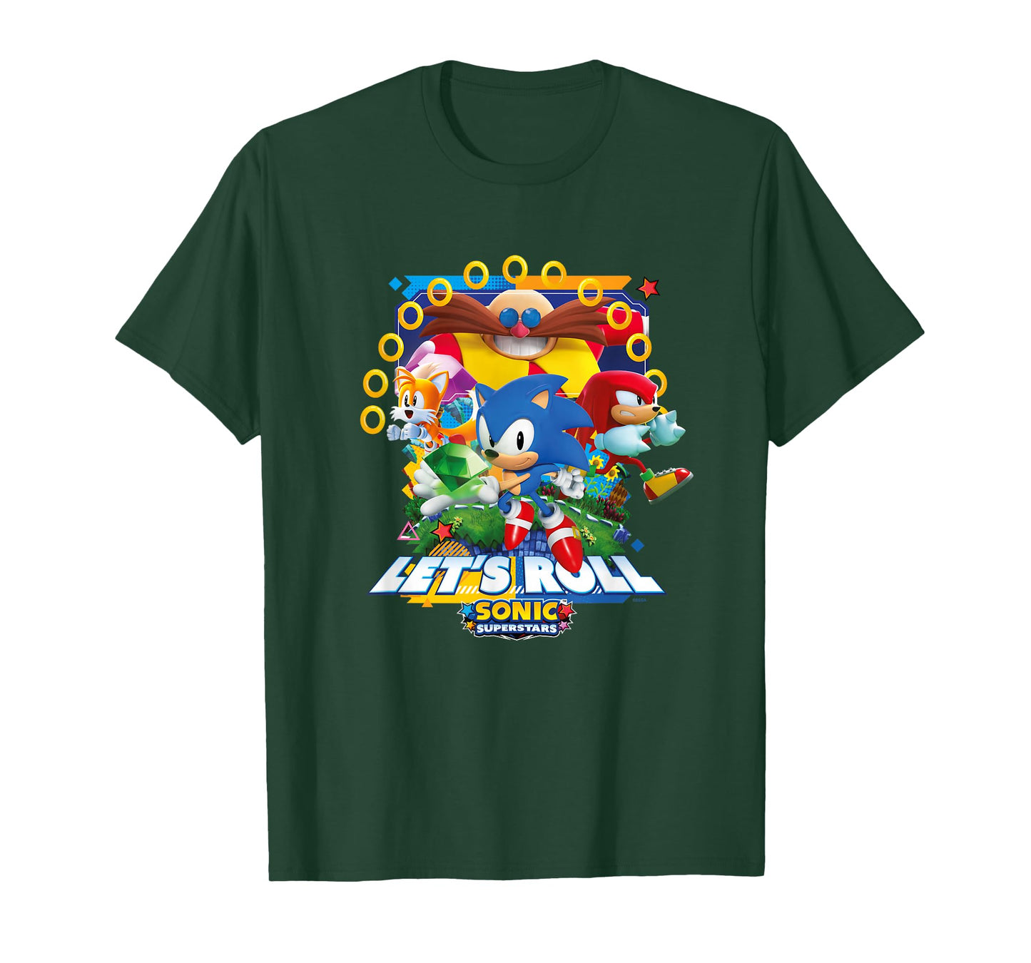 Sonic the Hedgehog, Sonic Superstars - "Let's Roll!" T-Shirt