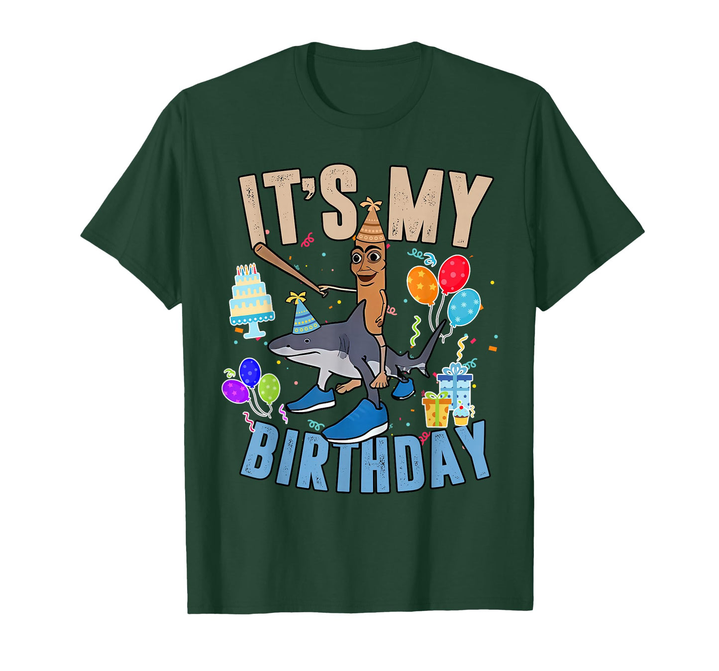 It's My Birthday Boy Tung Tung Tung Sahur Tralalero Tralala T-Shirt