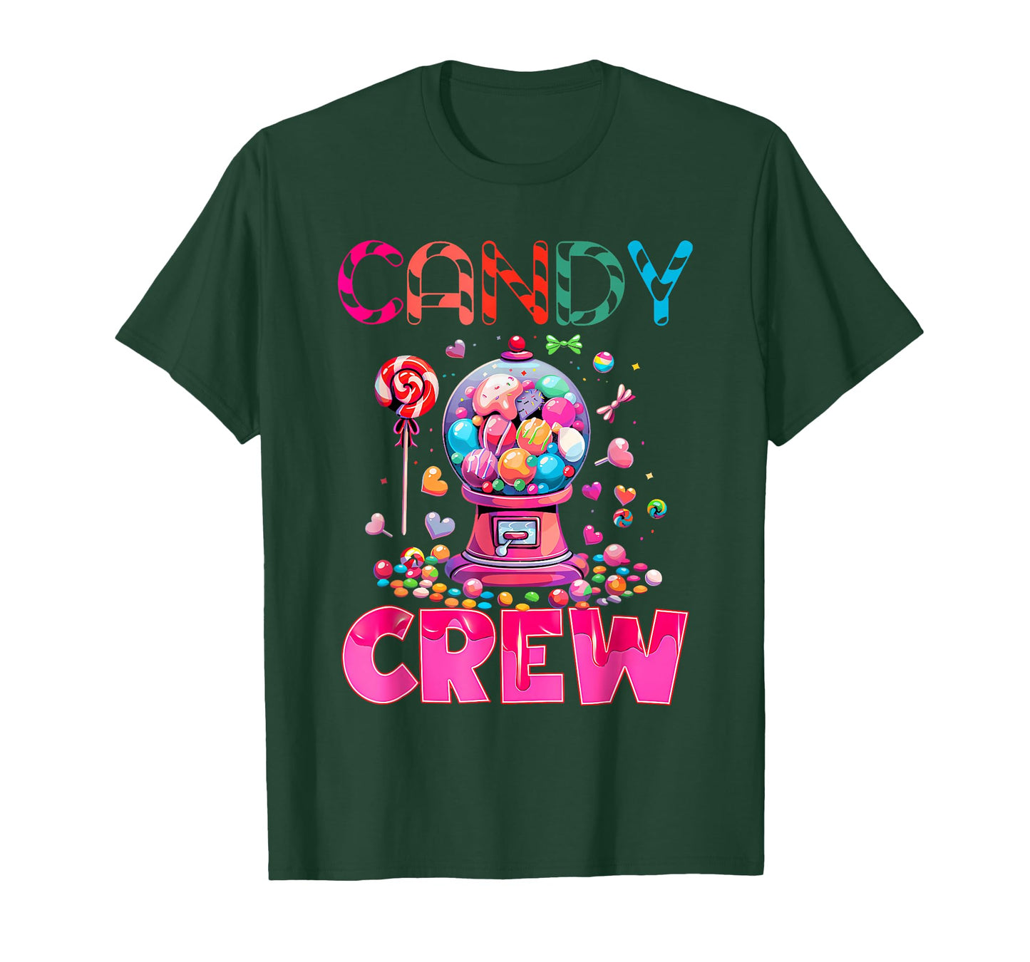 Candy Crew Candy Costume Women Candy Land Kids Sweetie T-Shirt