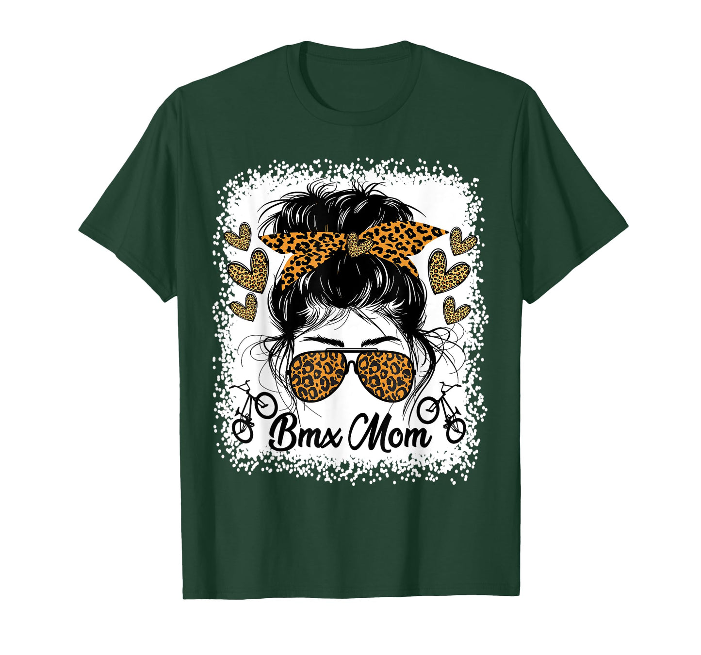 BMX Mom Bike Bicycle Cyclist Stylish Sports Mom Game Day T-Shirt