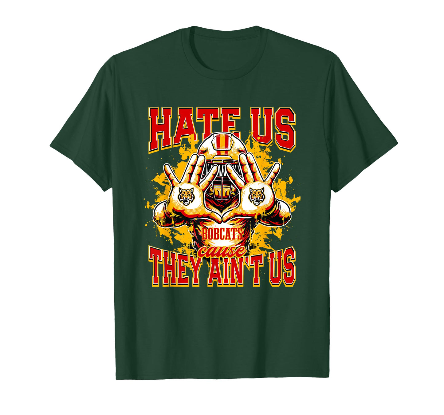 Dooly County Bobcats Logo Hate Us Cause They Ain't HS T-Shirt