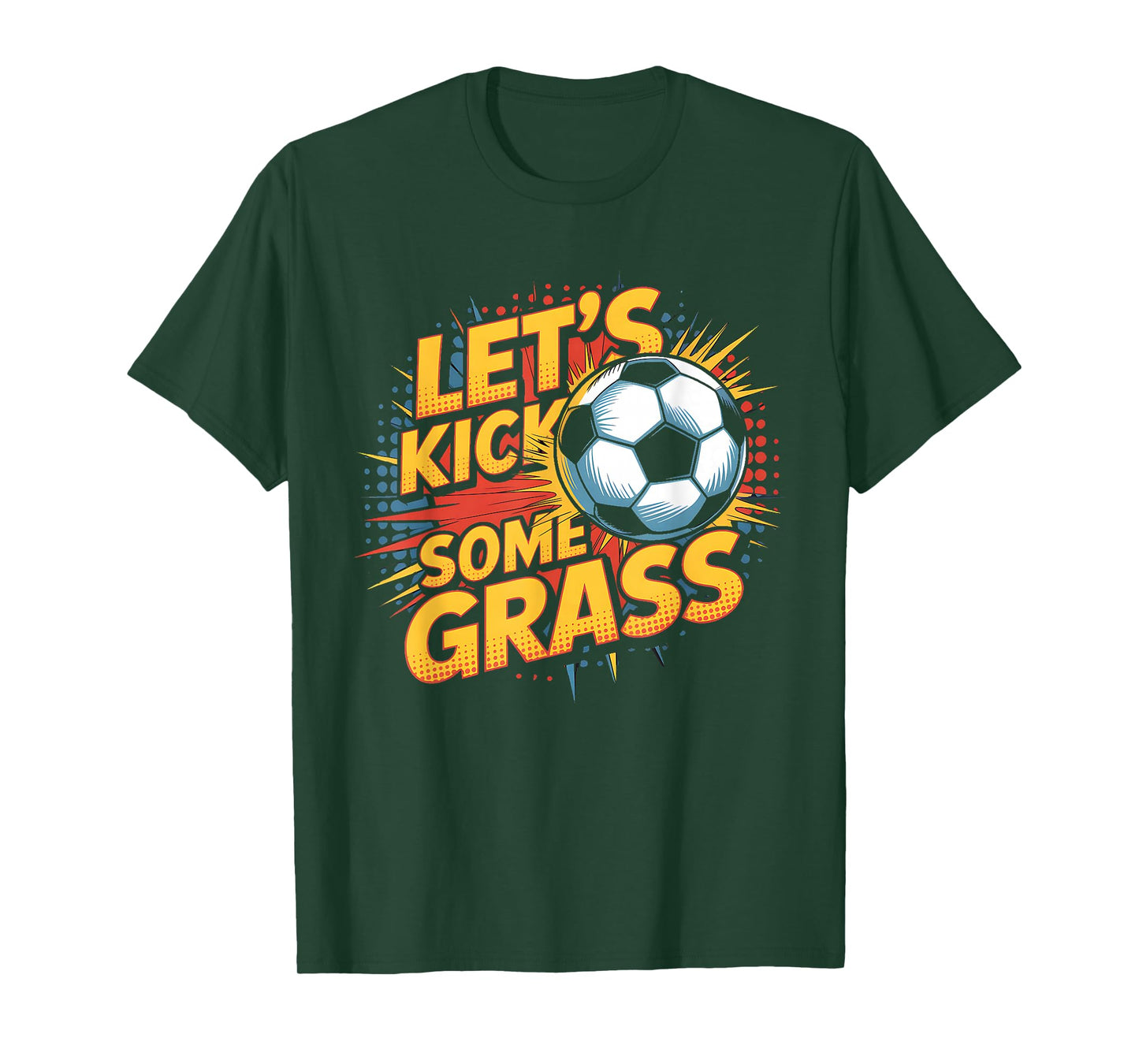 Let`s Kick Some Grass Soccer Mom T-Shirt