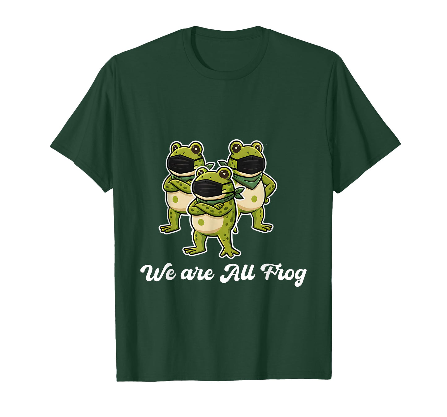 We are All Frog Frogs Together Strong Retro Portland T-Shirt